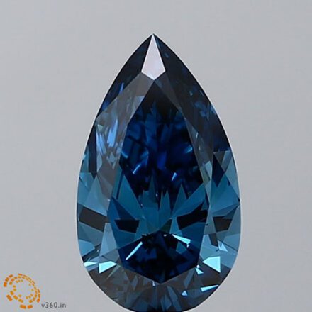 Fancy Blue Color CVD Solitaire Diamonds